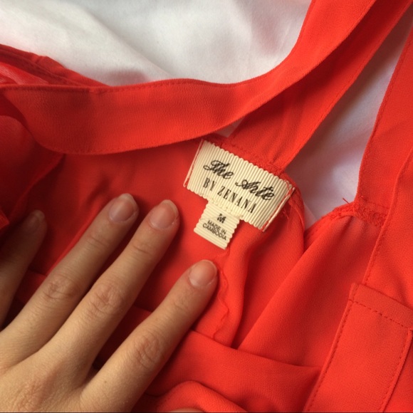 Orange Racerback Tank - Picture 3 of 4